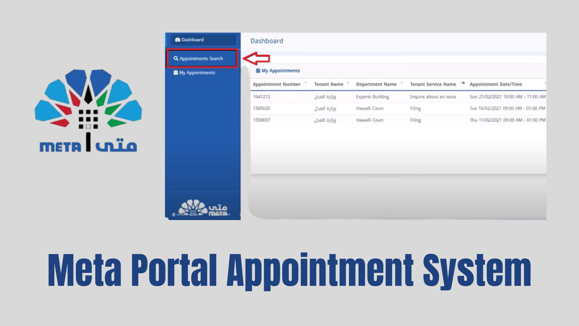 Meta Portal Appointments for Civil ID Services in Kuwait